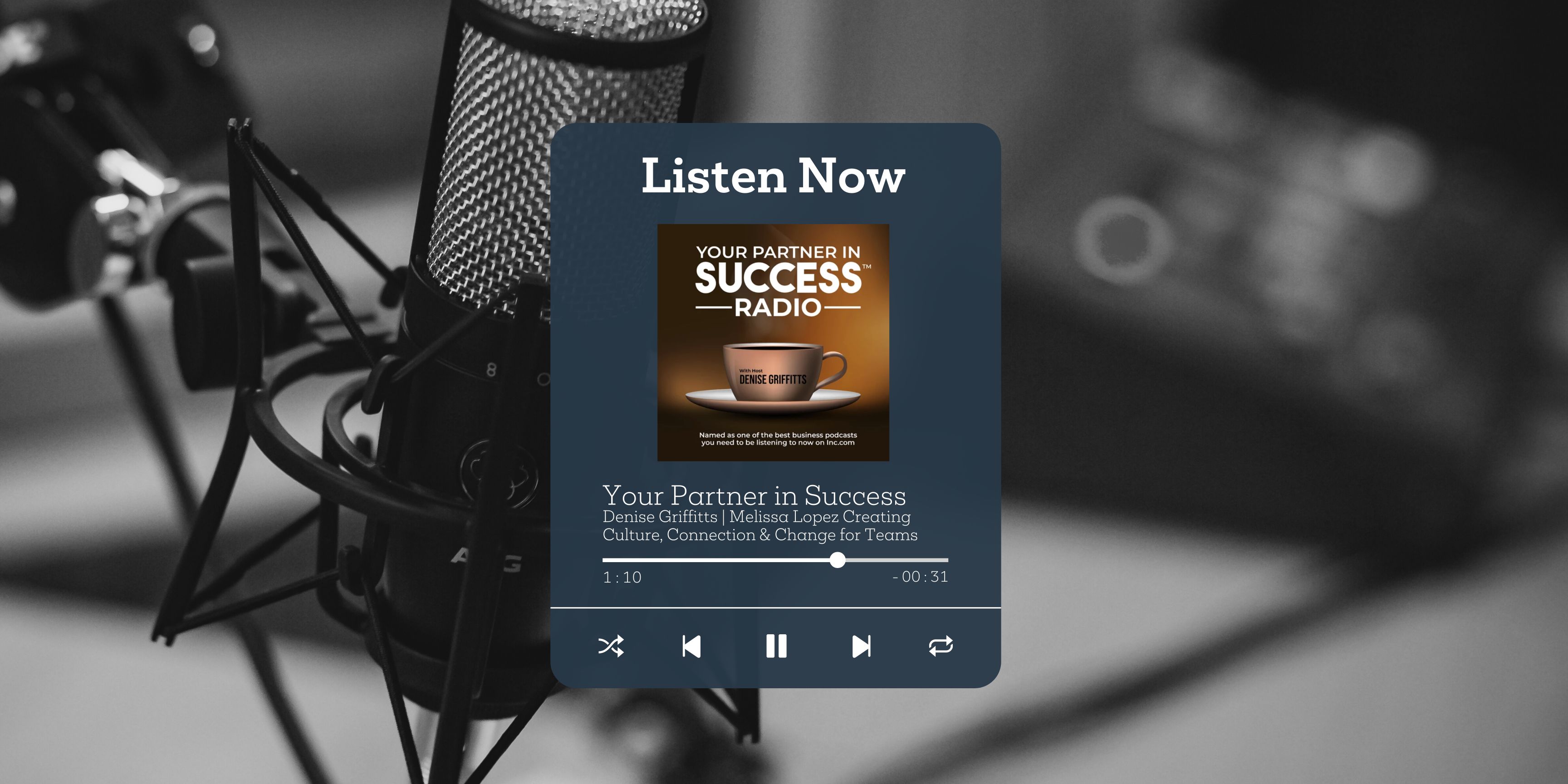 Podcast Feature: Your Partner in Success Radio | Melissa Lopez Creating Culture, Connection & Change for Teams